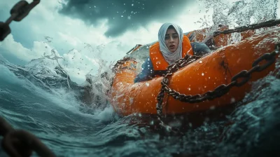 Stormy Ocean Encounter