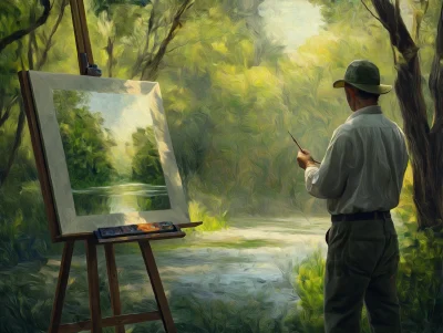 Serene Nature Painting