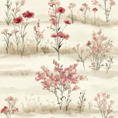 Victorian Spring Floral Pattern