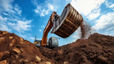 Excavator in Action