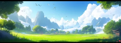 Vibrant Grassland Landscape