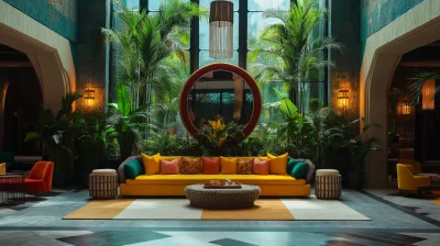 Luxurious Hotel Lobby