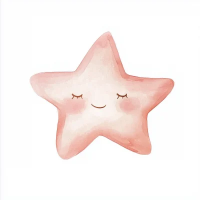 Cute Vintage Star Illustration