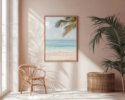 Tropical Beach Wall