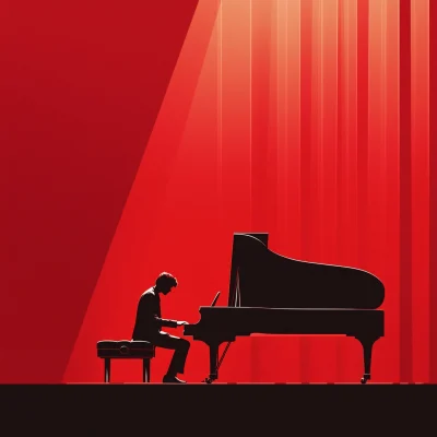 Musician Playing Piano