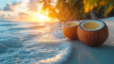 Coconut Juices on the Beach