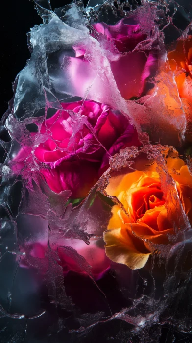 Frozen Roses