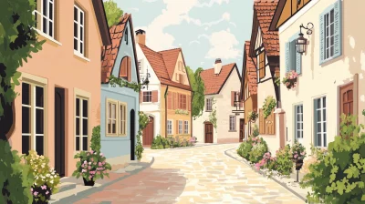 Quaint Village Street