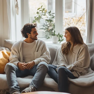 Cozy Living Room Moment