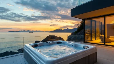 Luxury Cliffside Hot Tub