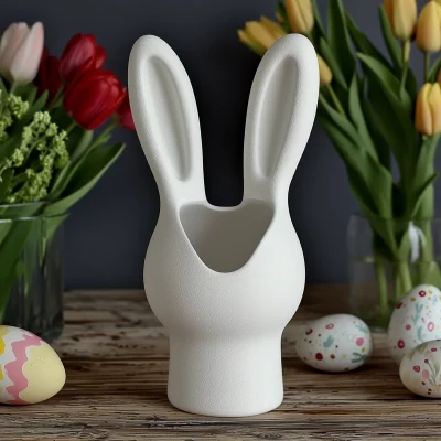 Minimalist Bunny Vase