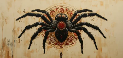 Tarantula Mandala Art