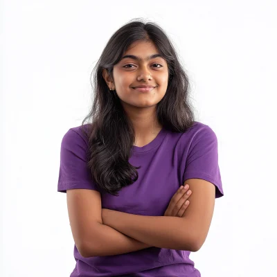 Happy Indian Girl Portrait