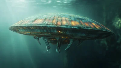 UFO in the Deep Ocean