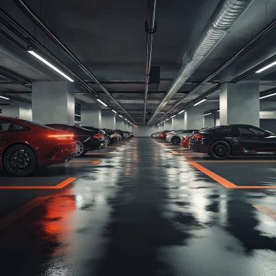 Modern Underground Parking