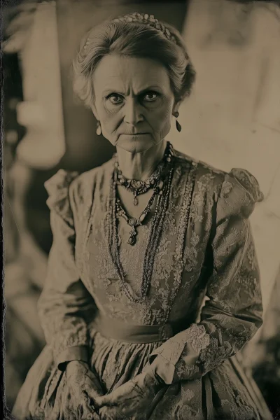 Tintype Horror Portrait