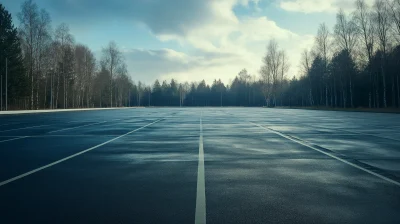 Empty Parking Lot