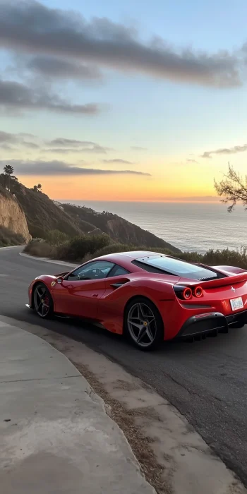 Ferrari F8 in Malibu