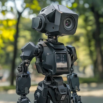 Minimalist Humanoid FPV Robot