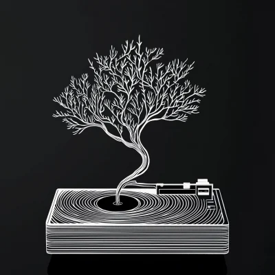 Bonsai on Vintage Recorder