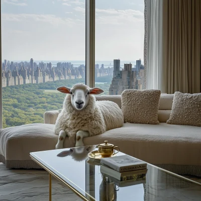 Sheep in Luxury