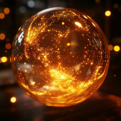 Futuristic Explosion in Sphere