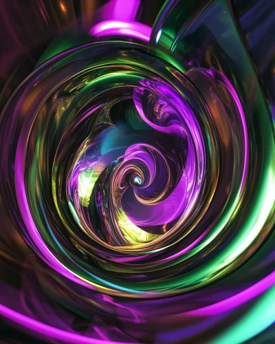 Neon Spiral