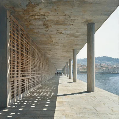 Genoa Breakwater Architecture