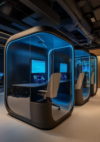 Modern Fintech Office