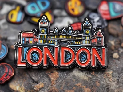 London Enamel Pin Badge