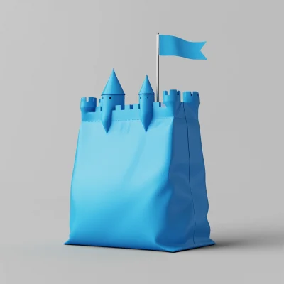 Blue Castle Delivery Bag