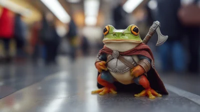 Viking Frog at the Station