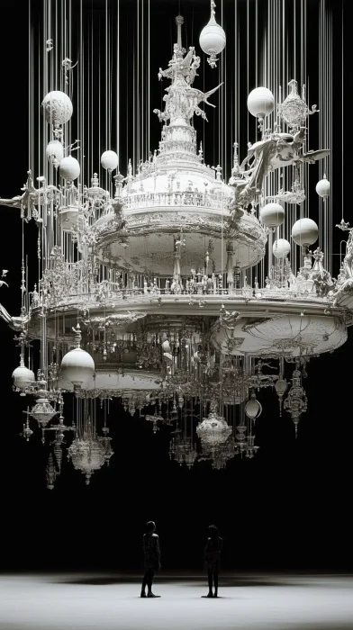 Chandelier Installation