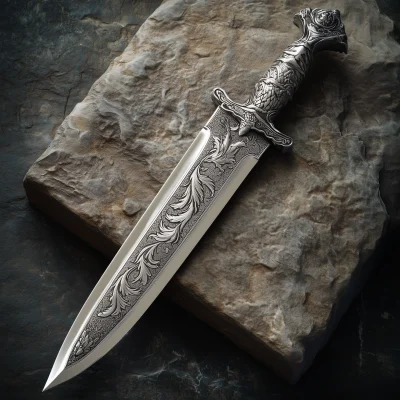 Damask Steel Dagger