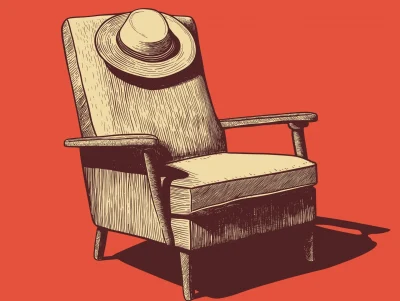 Retro Armchair Illustration