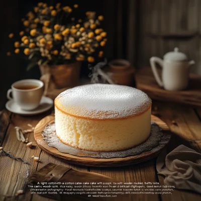 Fluffy Cotton Cake