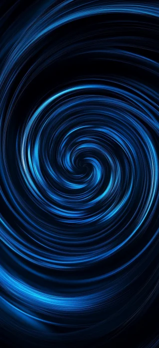 Spinning Blue Light