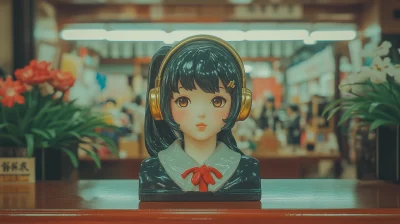 1960s Plastic Girl Figure