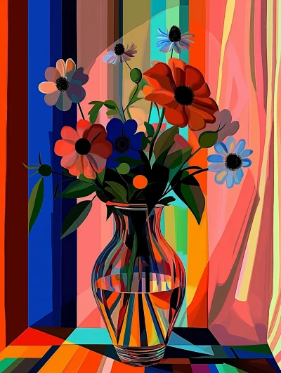 Colorful Floral Abstract