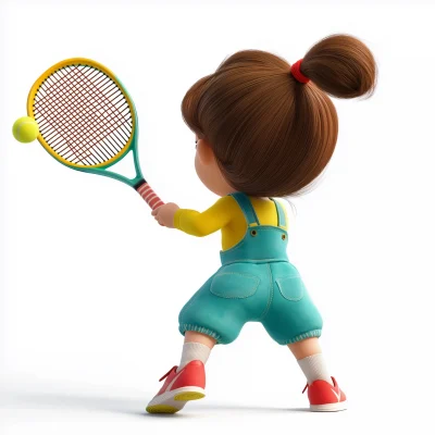 Cute Tennis Girl