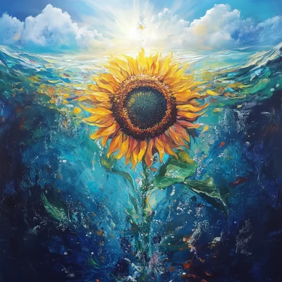 Sunflower Under the Sea