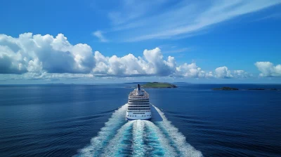 Cruise Ship at Sea