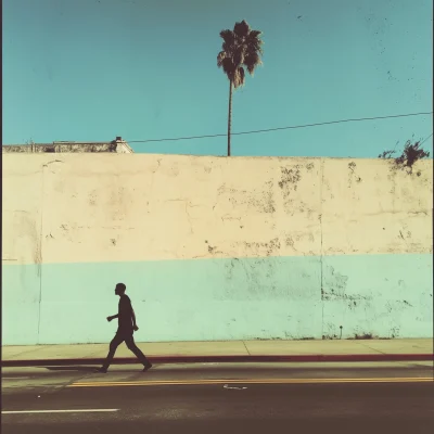 Man on the Run in LA