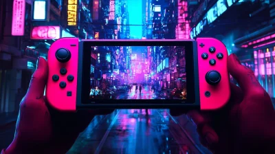 Cyberpunk Game Console