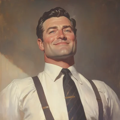 All American Man Portrait