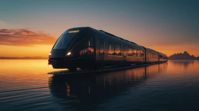 Sunset Train