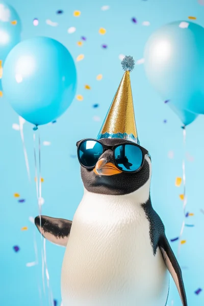 Birthday Penguin Celebration