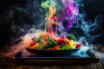 Bowl of Colorful Vegetables