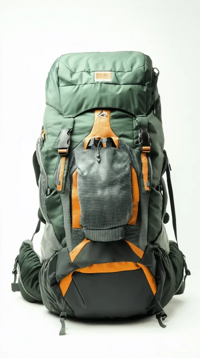 Front View Camping Backpack