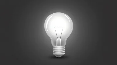 Glowing Light Bulb